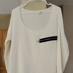 Vila Waffle Print Sweater